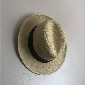 Halogen Tan Panama Fedora